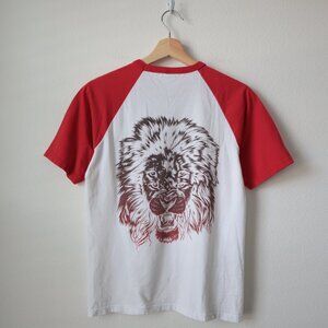 Too Many Zooz Band Lion Raglan Tee | S